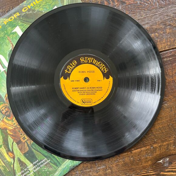 Robin Hood Tale Spinners For Children Vintage 1960's Vinyl LP Robert Hardy - Picture 6 of 7
